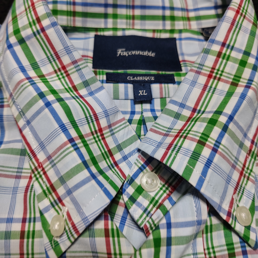 Faconnable Classique Button Down Long Sleeve Shir… - image 2